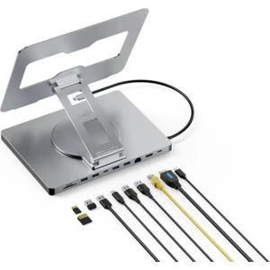 10 In 1 Çok Fonksiyonlu Type-C Hub Notebook Macbook Standı Usb-C Docking Station NSC-101