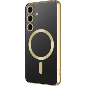 Samsung Galaxy S24 FE Kılıf Kamera Korumalı M-safe Wireless Şarj Özellikli Zore Demre Kapak