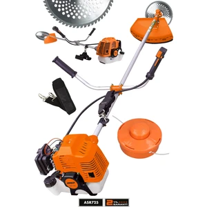 58 cc 11000 Rpm Yan Tipi Benzinli Ot Çalı Çim Biçme Tırpanı