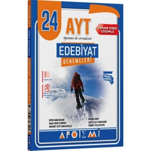 Ayt Edebiyat 24 Çözümlü Deneme Apotemi Yayınları