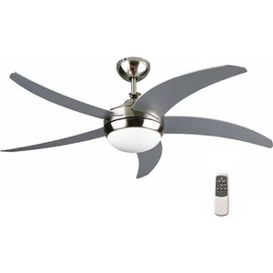 Goodhome Hanki Aydınlatmalı Tavan Vantilatörü 132 cm 5 Kanat Gri Uzaktan Kumandalı