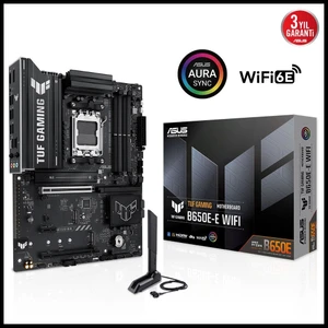 Tuf Gamıng B650E-E Wıfı, 4xddr5, 3xm.2, Dp, Hdmı, Type-C, Wi-Fi 6e, Bluetooth V5.3, Am5 Soket Gaming Anakart