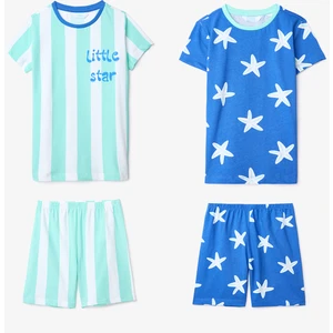 Erkek Çocuk Little Star 2li Çok Renkli Pijama Takımı