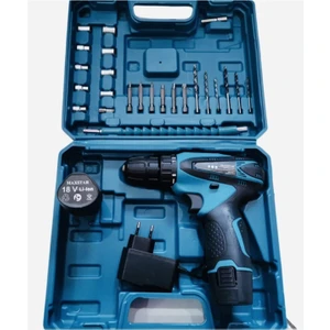 Maxstar LED Işıklı 18 V Li-On Çift Akülü Çantalı 24 Parça Uç Setli