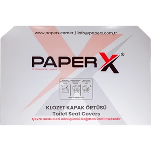 Paper X Paperx Klozet Kapağı Kağıt Örtüsü 200LÜ