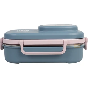 Bento 1100ML Lunchbox Yeni Koleksiyon Tek Katlı 3 Bölmeli Kaseli Çelik Sefer Tası Yemek Kutusu