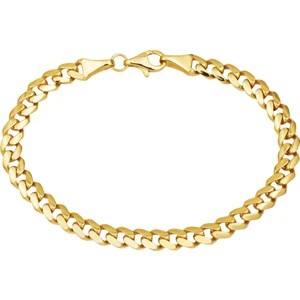 Klasik Gurmet 14 Ayar Taşsız Altın Bileklik