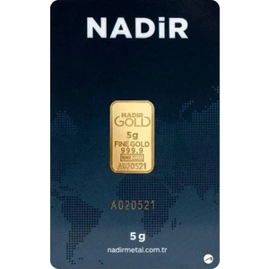 Nadir Gold 5 gr 24 Ayar 999.9 Milyem Nadirgold Gram Altın