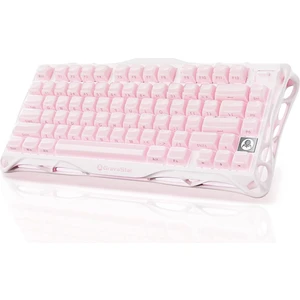 Mercury K1 Rgb Kablosuz Mekanik Gaming Klavye, Alüminyum Çerçeveli, Ingilizce Q, Special Edition, Pembe