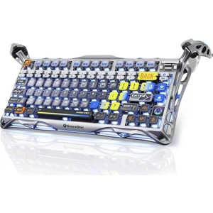 Mercury K1 Pro Rgb Kablosuz Mekanik Gaming Klavye, Alüminyum Çerçeveli, Ingilizce Q, Uzay Gri