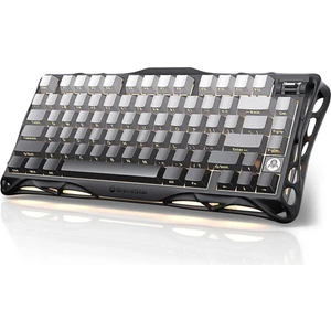 Mercury K1 Rgb Kablosuz Mekanik Gaming Klavye, Alüminyum Çerçeveli, Ingilizce Q, Siyah