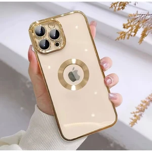 Iphone 14 Pro Uyumlu Extra Kamera Korumalı (Kamerası Cam Lensli) Lazer Lüx Kılıf - Tam Koruma-Kalite