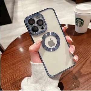 Iphone 14 Pro Uyumlu Extra Kamera Korumalı (Kamerası Cam Lensli) Lazer Lüx Kılıf - Tam Koruma-Kalite