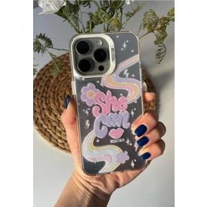 Apple iphone 14 Holocase Yeni Model Baskılı Sert Plastik Sararmaz Darbe Emici Kamera Korumalı