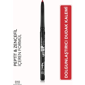 Lift Up Lip Plumper Lipliner Dolgunlaştırıcı Etkili & Uzun Süre Kalıcı Dudak Kalemi (010 Rustic Rouge) 8682536099516
