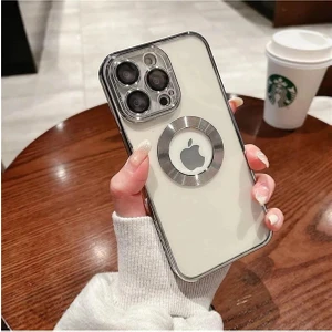 Iphone 14 Pro Uyumlu Extra Kamera Korumalı (Kamerası Cam Lensli) Lazer Lüx Kılıf - Tam Koruma-Kalite