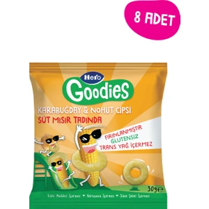 Hero Goodies Süt Mısırlı Sağlıklı Cips 30g x8