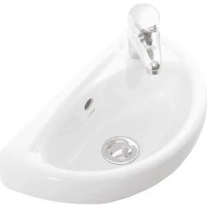 Creavıt TP040 Oval Lavabo 23X39 cm (Batarya Delikli) Sifon Dahil