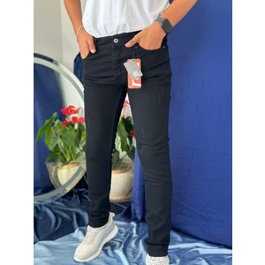 Erkek Pantolon  Siyah Denim Jeans