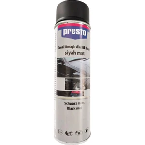 Mat Siyah Akrilik Sprey Boya 500 Ml.