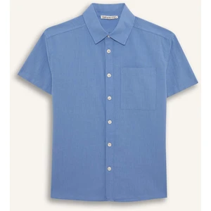 Erkek Çocuk Oversize Geniş Kalıp Polo Yaka Kısa Kollu Gömlek E5832A825HS