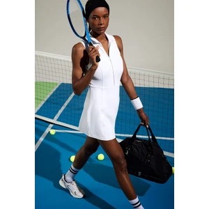 DeFactoFit Standart Fit Fermuarlı Dik Yaka Kolsuz Mini Tenis Elbisesi D9320AX25SP