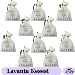 10 Adet Doğal Lavanta Kesesi Koku Tipi Mor Renkli Dolap Çekmece Araba Kokusu