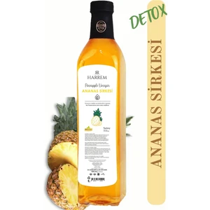 Ananas Sirkesi Doğal Fermantasyon 500ml Cam Şişe