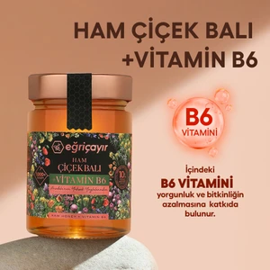 Ham Çiçek Balı + Vitamin B6 450 gr