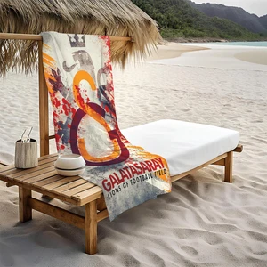 Doruklar Home Collection Dekoratif Modern Desenli Plaj Deniz Havlusu Peştamal 80 x 160  cm  TRF03