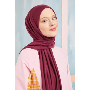 Five Scarf Koyu Bordo Five Penye Şal