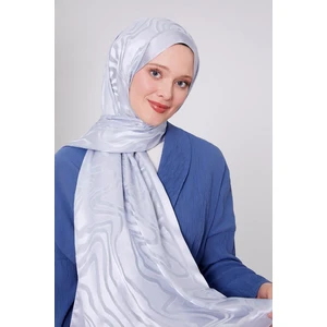 Five Scarf Bebe Mavisi Soyut Desen Deluxe Devore Şal