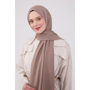 Five Scarf Latte Maxi Cotton Şal
