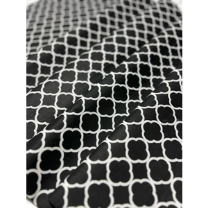 1 Metre Siyah Zincir | Çarşaflık,nevresimlik,yastıklık Kumaş | EN:240 cm | Ranforce Kumaş(1metre)