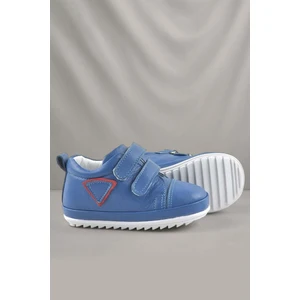 Rakerplus Scrat Hakiki Deri Mavi İlk Adım Ayakkabısı