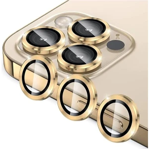 Iphone 12 Pro Uyumlu Kamera Lens Koruyucu 3'lü Set Safir Çizilmez.