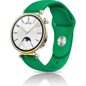 Huawei Watch Gt4 / Gt5 / Gt6 41mm ile Uyumlu Yumuşak Jel Silikon Spor Kordon 18mm