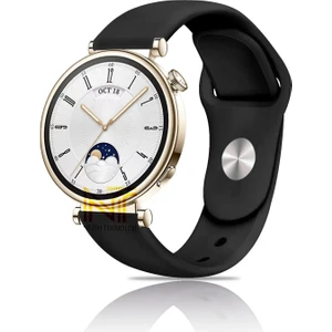 Huawei Watch Gt4 / Gt5 / Gt6 41mm ile Uyumlu Yumuşak Jel Silikon Spor Kordon 18mm