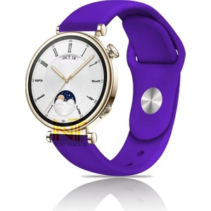 Huawei Watch Gt4 / Gt5 / Gt6 41mm ile Uyumlu Yumuşak Jel Silikon Spor Kordon 18mm