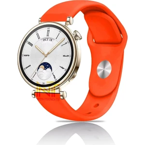 Huawei Watch Gt4 / Gt5 / Gt6 41mm ile Uyumlu Yumuşak Jel Silikon Spor Kordon 18mm