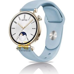 Huawei Watch Gt4 / Gt5 41MM ile Uyumlu 18MM Yumuşak Jel Silikon A+ Kalite Spor Strap