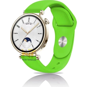 Huawei Watch Gt4 / Gt5 41MM ile Uyumlu 18MM Yumuşak Jel Silikon A+ Kalite Spor Strap