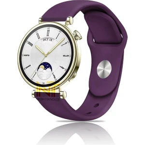 Huawei Watch Gt4 / Gt5 / Gt6 41mm ile Uyumlu Yumuşak Jel Silikon Spor Kordon 18mm
