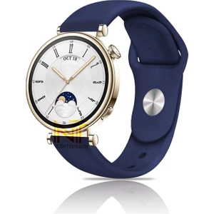 Huawei Watch Gt4 / Gt5 / Gt6 41mm ile Uyumlu Yumuşak Jel Silikon Spor Kordon 18mm