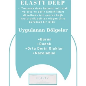 Elasty Deep Çapraz Bağlı Hyarluronic Asit 2x1