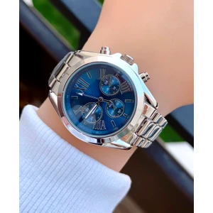 Gümüş Renk Mkrs Modeli Çelik Kordon Kadın Kol Saati