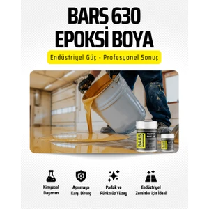 630 Epoksi Zemin ve Duvar Boyası - Solventsiz, Çift Bileşenli, Yüksek Dayanımlı Boya, Iç ve Dış Cephe