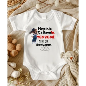 Isimli Zıbın Hediyelik Anne Baba Yazılı Zıbın