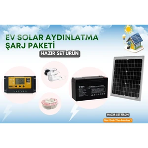 Çobanlar Için Telefon Şarj Aleti ve Lamba Seti Güneş Enerjili