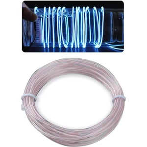 Araç Içi Torpido Şerit Ledi Renkli Ip Neon LED 2 Metre Beyaz